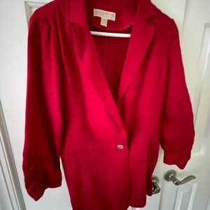 Red light weight blazer